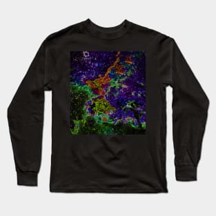 Black Panther Art - Glowing Edges 229 Long Sleeve T-Shirt